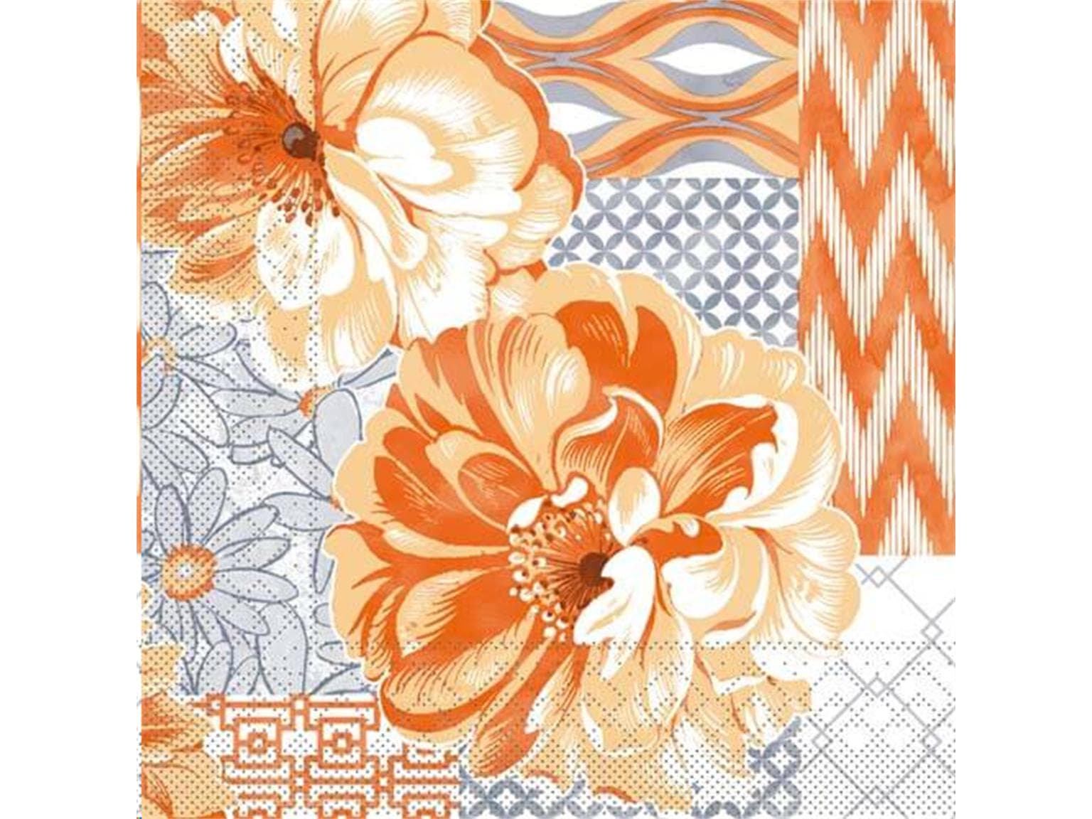 Servietten Tissue 3-lagig, 40 x 40 cm 1/4 Falz, Ronja