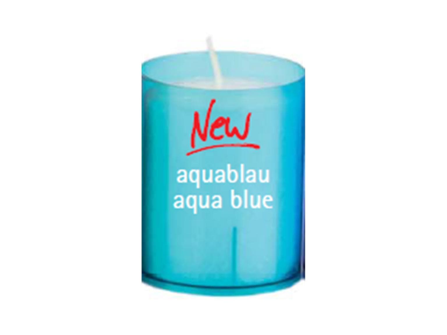 Refill Cups, 63 mm, Brenndauer 24 Std, aquablau