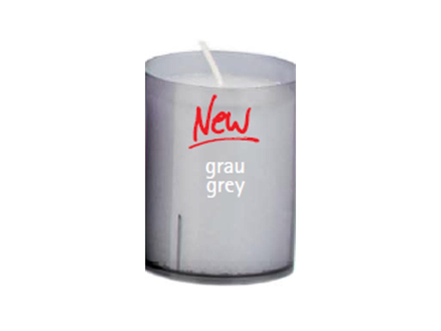 Refill Cups, 63 mm, Brenndauer 24 Std, grau