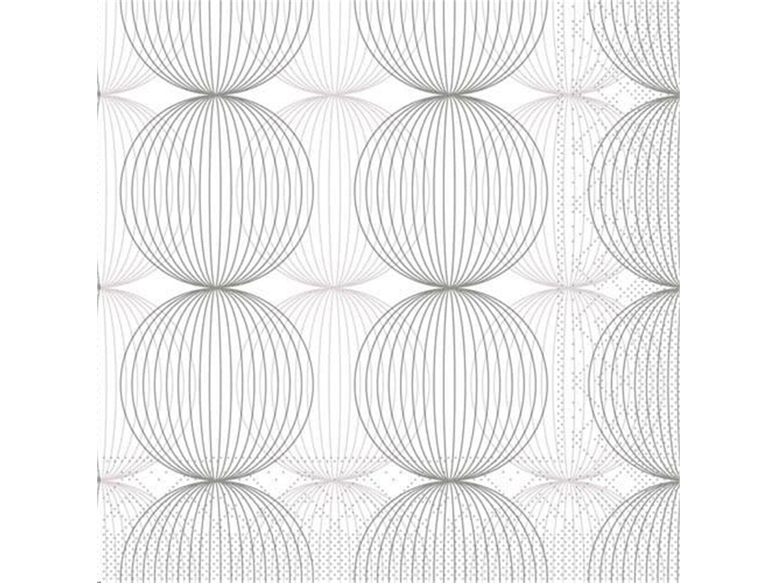 Servietten Tissue 3-lagig, 40 x 40 cm 1/4 Falz, Ludo (grau)