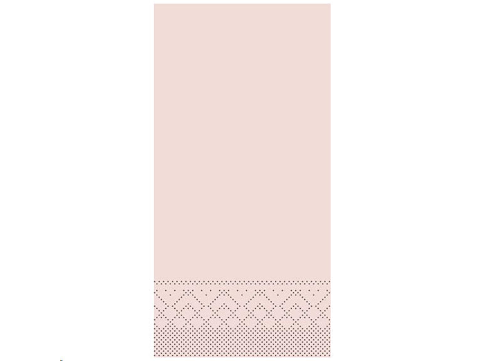 Servietten Tissue 3-lagig, 40 x 40 cm 1/8 Falz, altrosa, unbedruckt