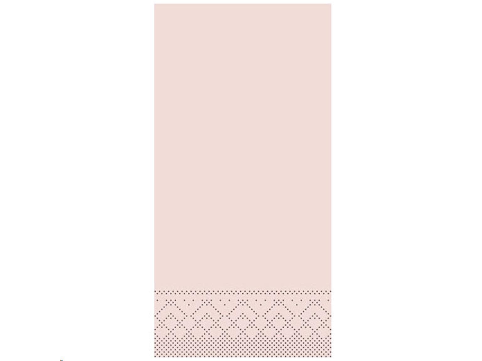 Servietten Tissue 3-lagig, 33 x 33 cm 1/8 Falz, altrosa, unbedruckt