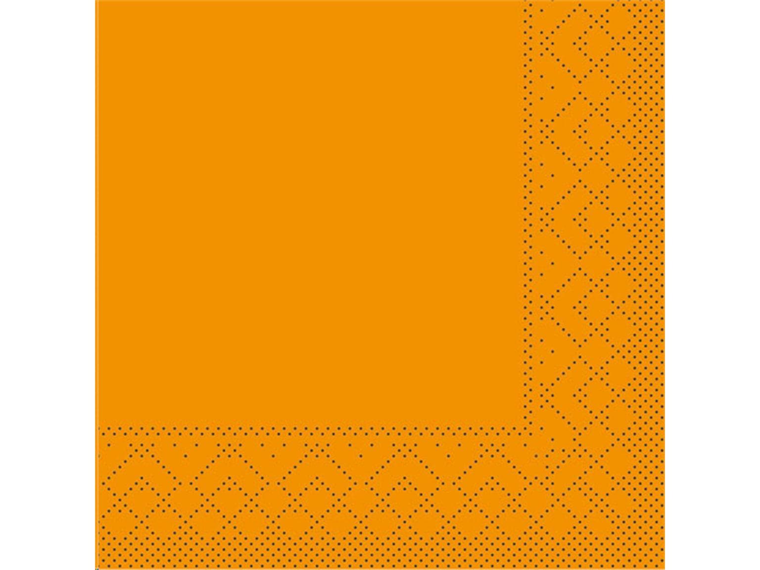 Servietten Tissue 3-lagig, 24 x 24 cm 1/4 Falz, curry, unbedruckt