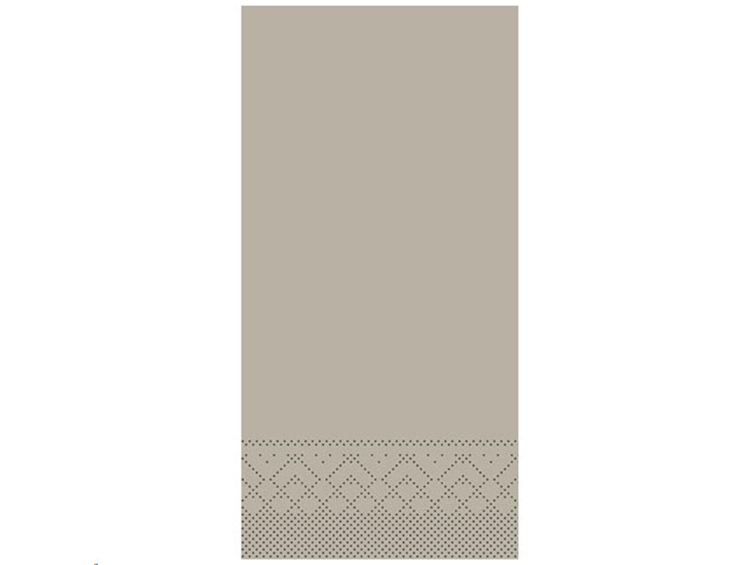Servietten Tissue 3-lagig, 40 x 40 cm 1/8 Falz, beige-grey, unbedruckt