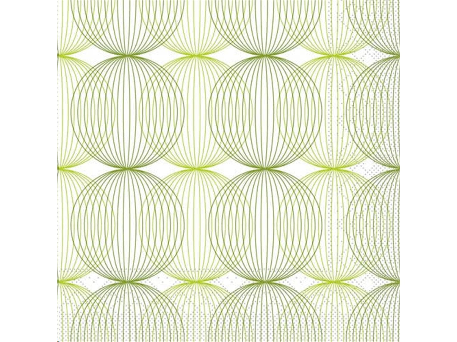 Servietten Tissue 3-lagig, 24 x 24 cm 1/4 Falz, Ludo (lime-oliv)