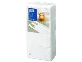 Besteckserviette Textile feel, 40x39cm 1/8 Falz, weiss