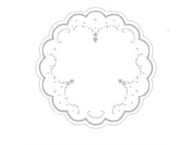 Untersetzer "Silberdekor" Airlaid, ø 180 mm,