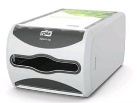 Tork Xpressnap Thekenspender, hell- grau, B 15.4 x T 31.7 x H 20.0 cm