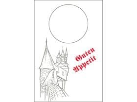 Schutzservietten Vliesstoff, 60 x 42 cm, "GUTEN APPETIT"