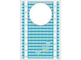 Schutzservietten Vliesstoff, 60 x 42 cm, "BAYERN" Rauten