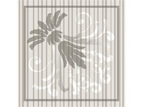 Tassenuntersetzer Tissue 9-lg, 90x90 mm, "LETIZIA" grau