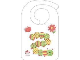 Schutzservietten Airlaid+Folie, 20x32cm, "KLEINE RAUPE"