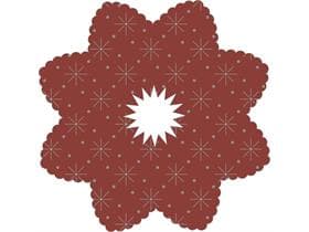 Tropfenringe Tissue 9-lagig, ø 100 mm, bordeaux