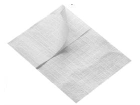 Spenderservietten 1-lagig, 17 x 17 cm weiss geprägt, unbedruckt
