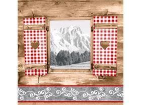 Servietten Airlaid 65 gm2, 40 x 40 cm, 1/4 Falz, "ALMBLICK"