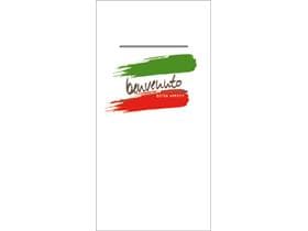 Besteckserviette Airlaid, 40 x 40 cm, 1/8 Falz, "BENVENUTO"