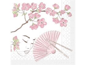 Servietten Tissue 3-lagig, 40 x 40 cm, 1/4 Falz, "ASIA"