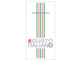 Besteckserviette Airlaid, 40 x 33 cm, 1/8 Falz, "IL GUSTO ITALIANO"