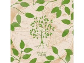 Servietten Airlaid, 40 x 40 cm, 1/4 Falz, "Opus Earth"