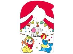 Schutzservietten Airlaid+Folie, 20x32cm, "Zirkus"