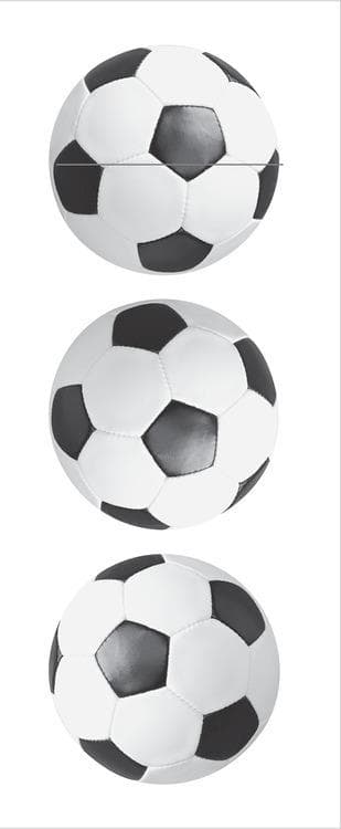 Besteckserviette Airlaid, 40 x 33 cm 1/8 Falz, "Fussball"