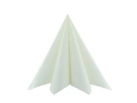 Bioservietten Spanlin, 48 x 48 cm, 1/4 Falz, "Basic" weiss