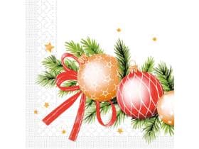 Servietten Airlaid, 40 x 40 cm, 1/4 Falz, "Kerstin" weiss