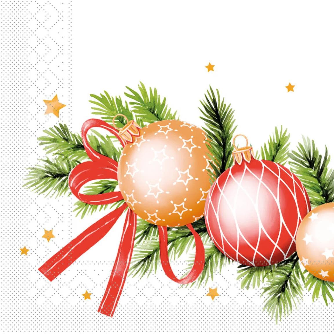 Servietten Airlaid, 40 x 40 cm, 1/4 Falz, "Kerstin" weiss