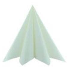 Servietten Airlaid, 48 x 48 cm, 1/4 Falz, weiss