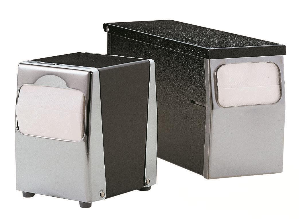 Tischspender für Servietten 25 x 30.5 cm Metall mattgrau, T30 x B12 x H14 cm
