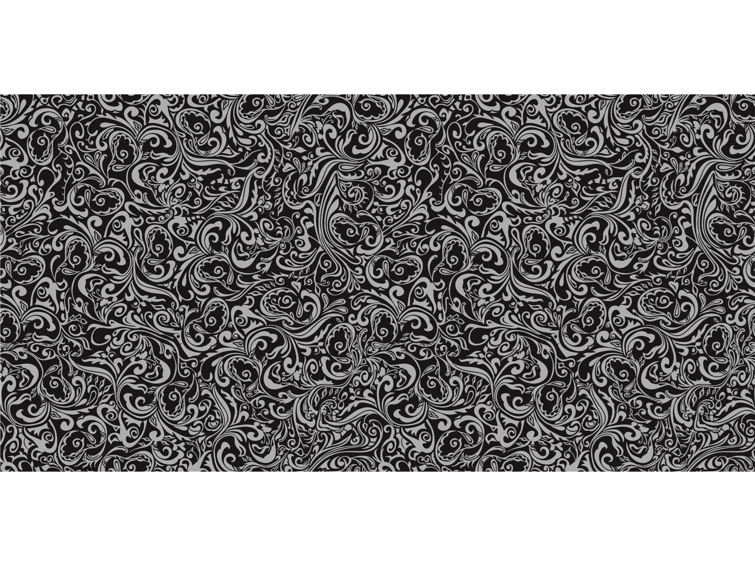 Tischläufer Airlaid, 40 cm x 24 lfm, "LIAS" schwarz/silber