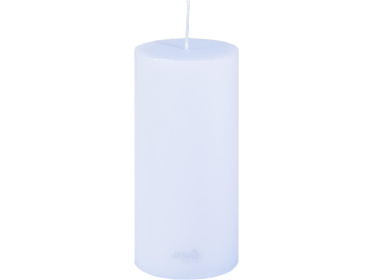 Stumpenkerzen, Ø 70 mm x 150 mm, hellblau