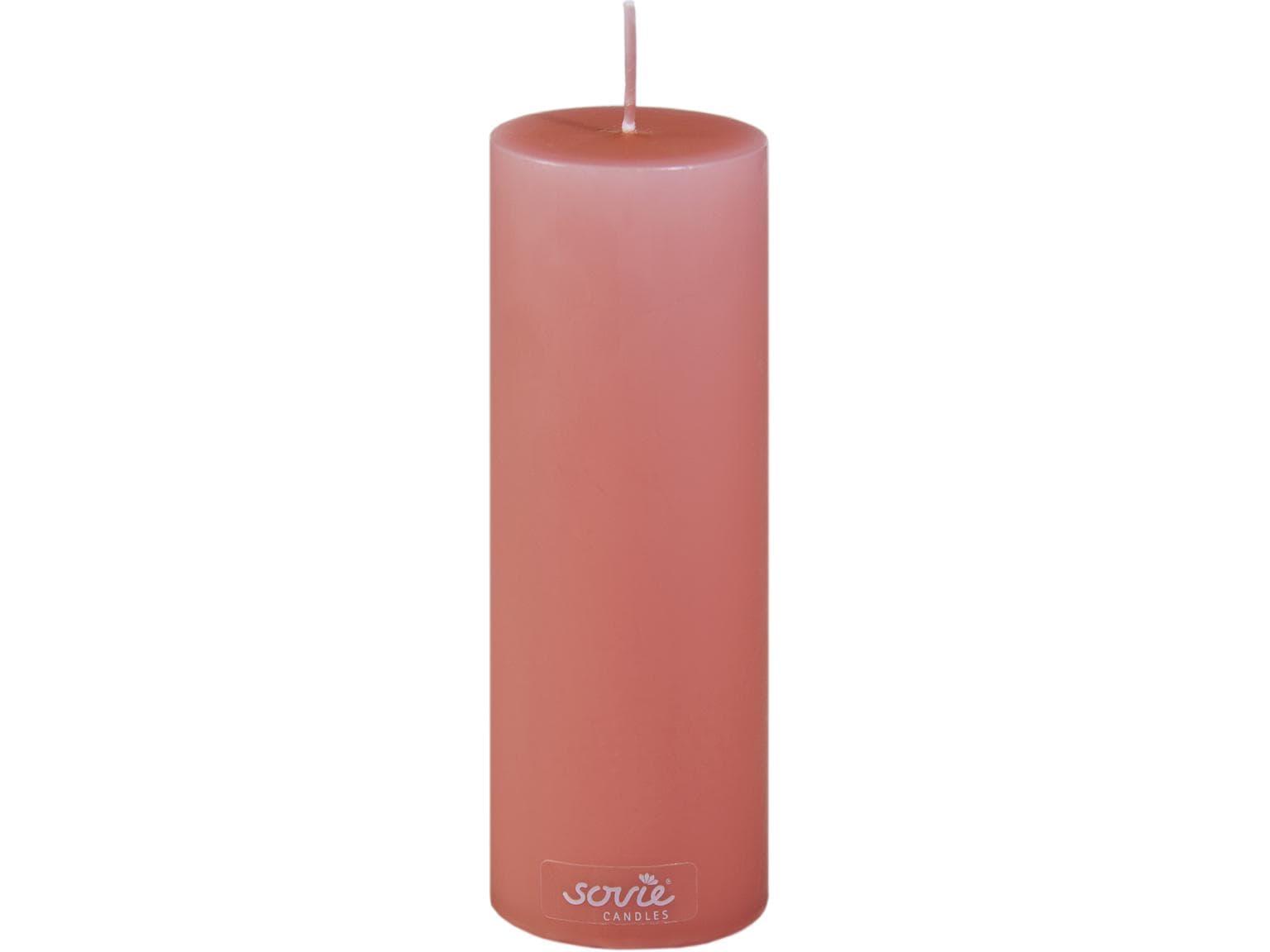 Stumpenkerzen, Ø 50 mm x 150 mm, kupferrot