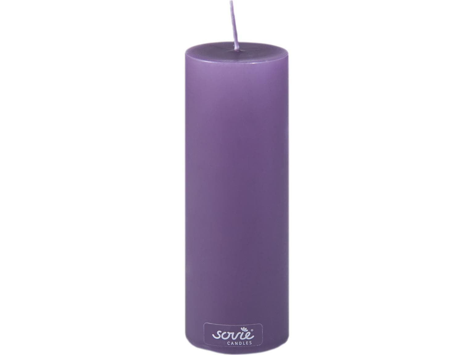 Stumpenkerzen, Ø 50 mm x 150 mm, aubergine