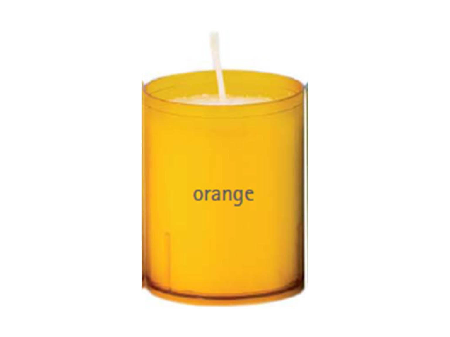 Refill Cups, 63 mm, Brenndauer 24 Std, orange