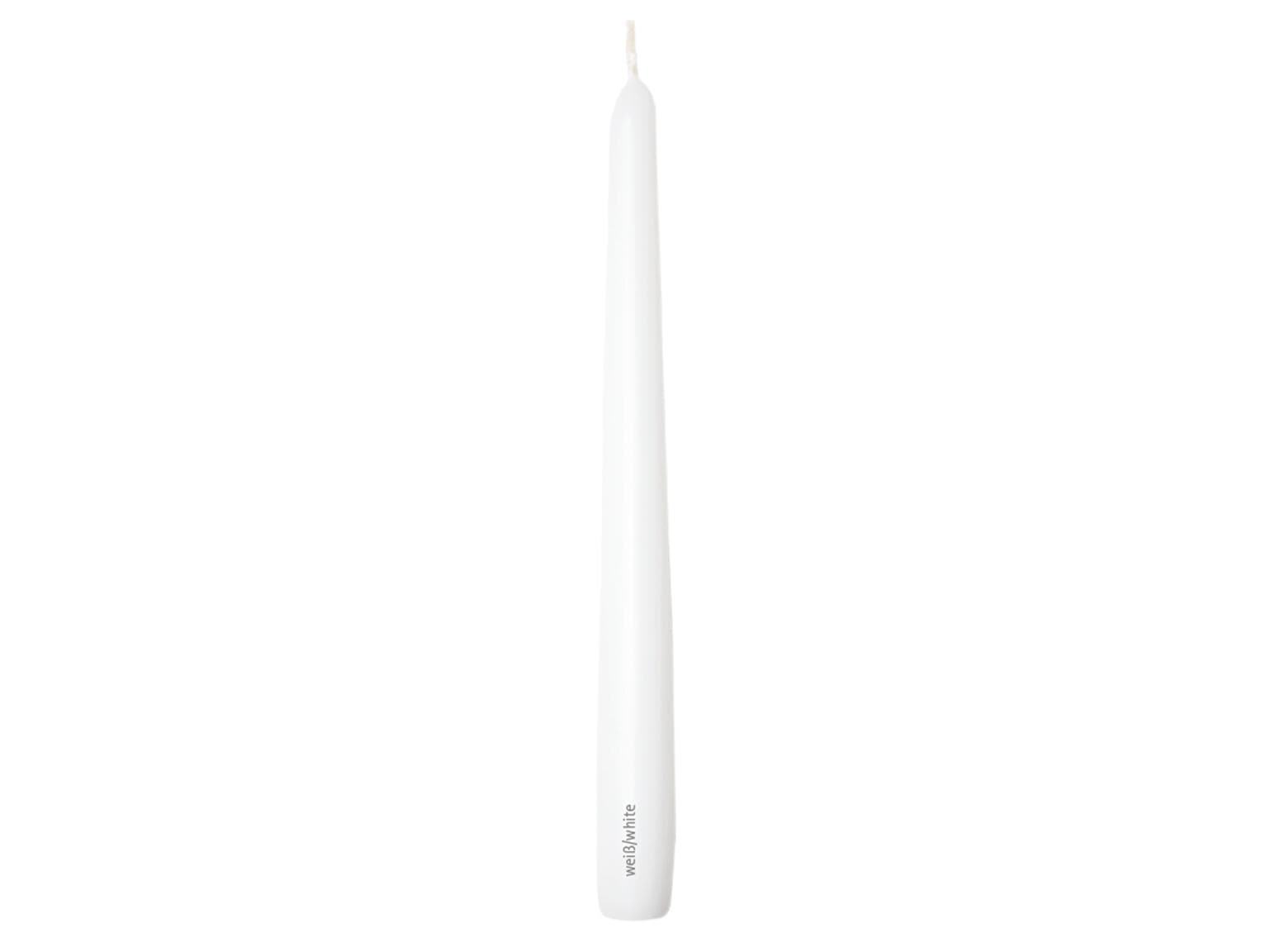 Gastro Spitzkerzen, 2,2 x 24 cm, weiss