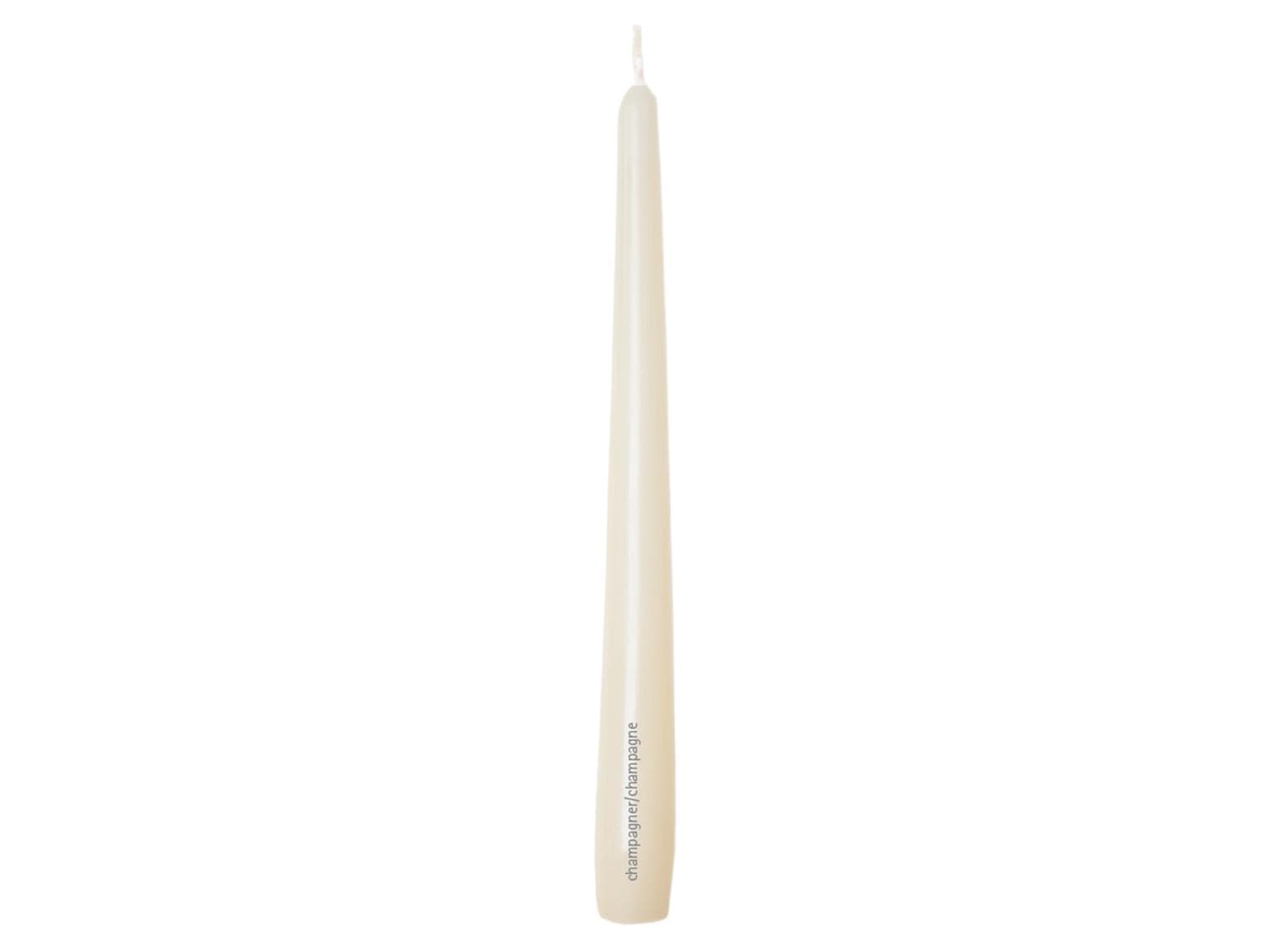 Gastro Spitzkerzen, 2,2 x 24 cm, champagner