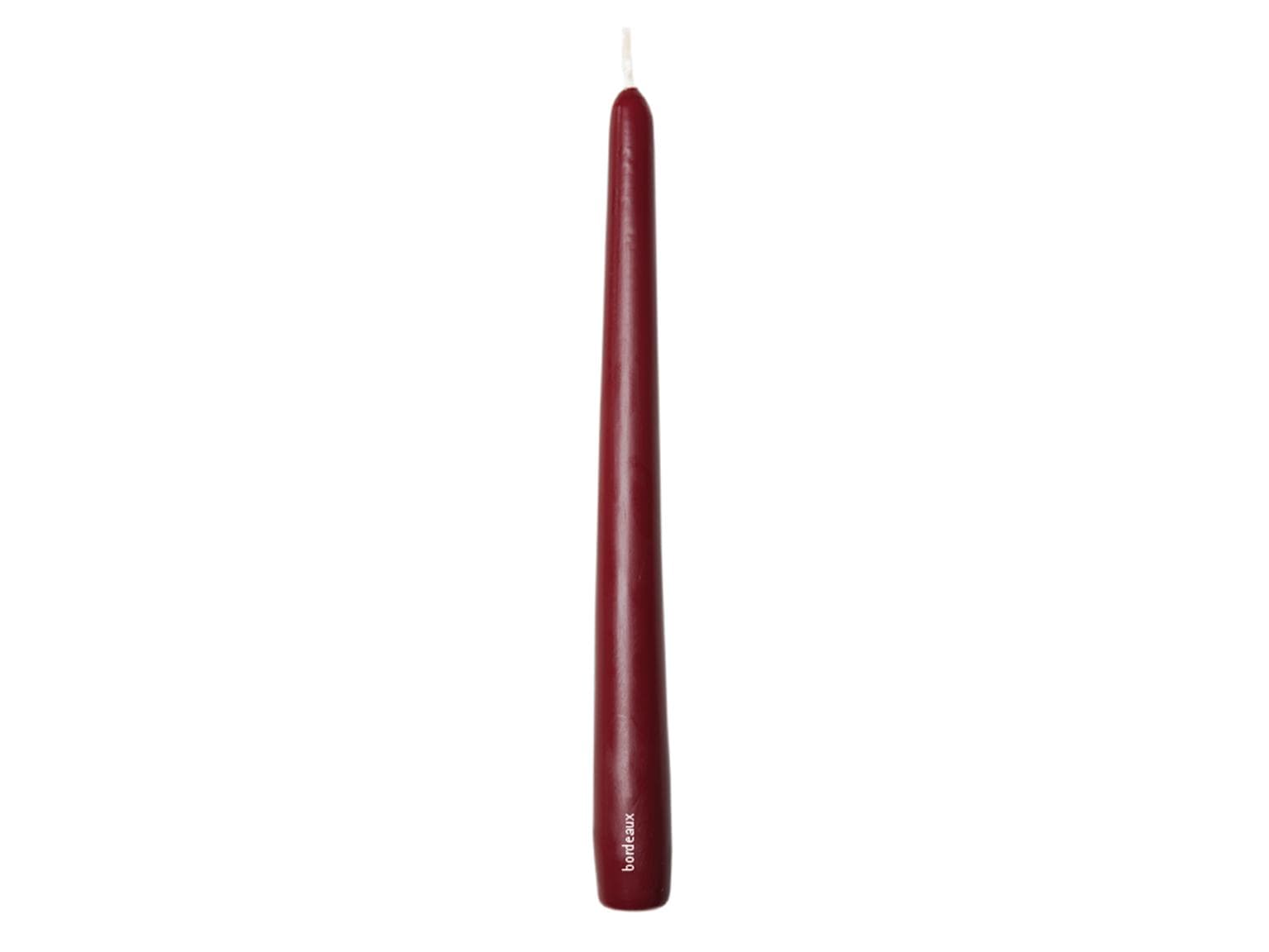 Gastro Spitzkerzen, 2,2 x 24 cm, bordeaux