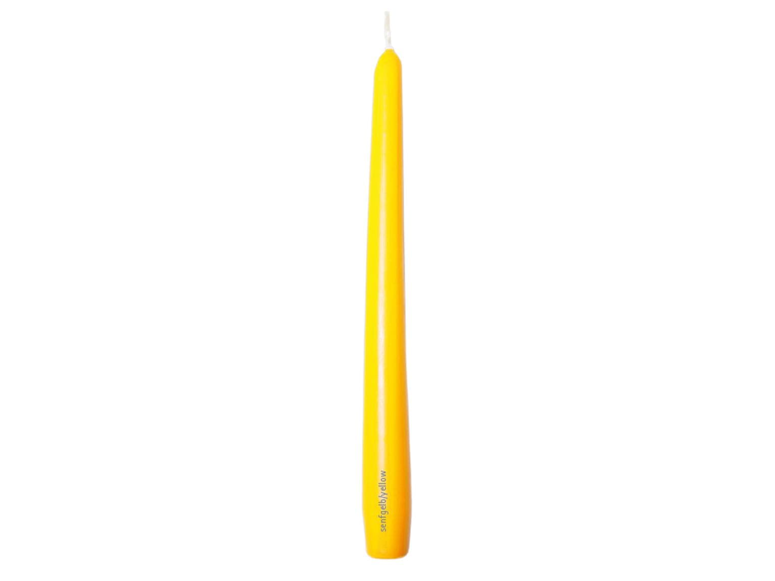 Gastro Spitzkerzen, 2,2 x 24 cm, senfgelb