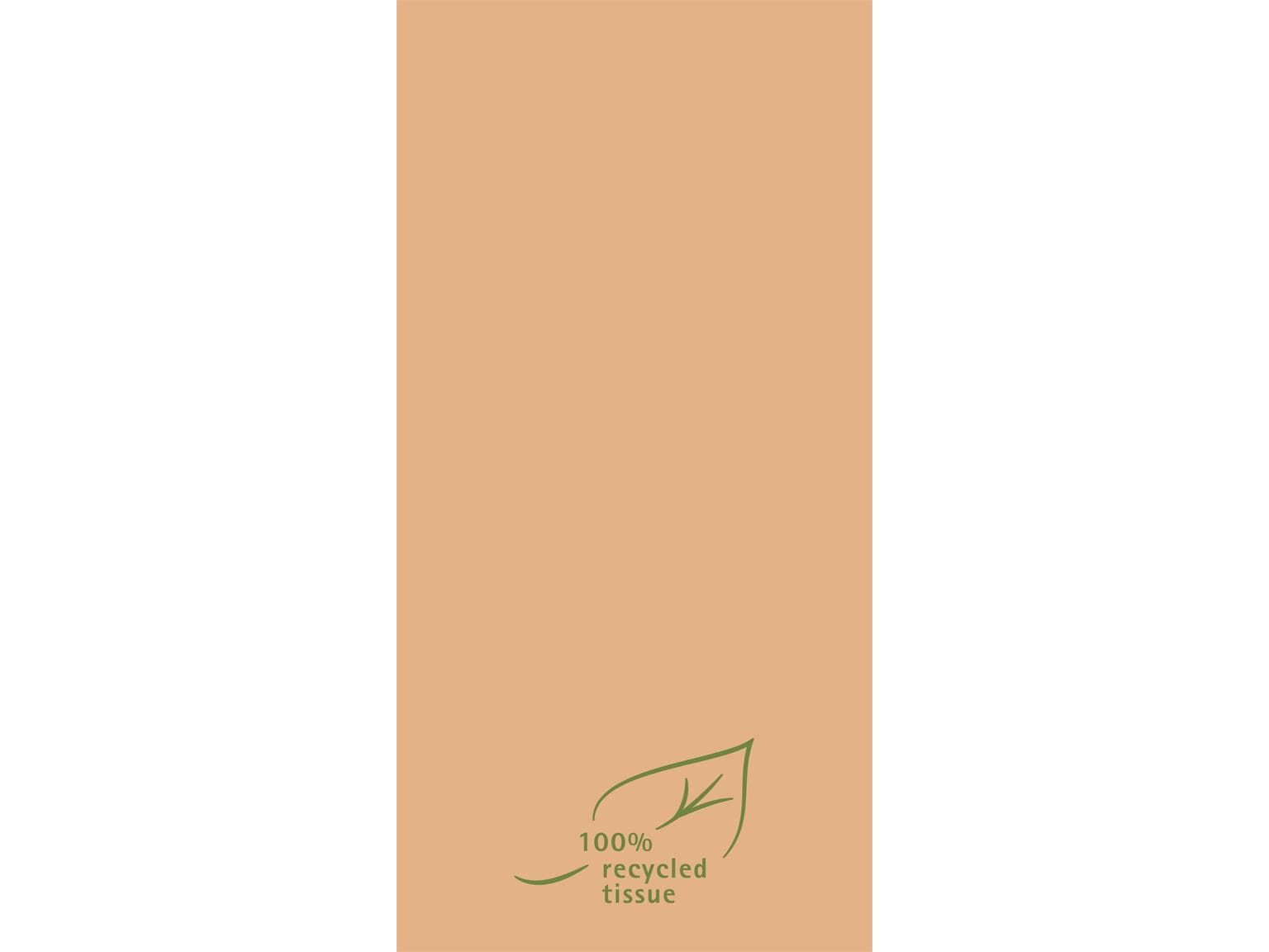 Servietten Recycling-Softpoint, 40x40cm, 1/8 Falz, "BRAUN" recycled, 2-lagig