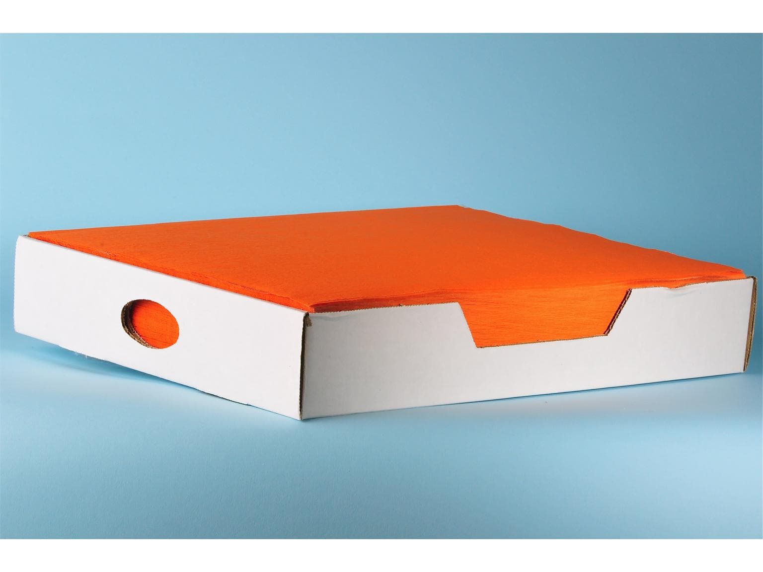 Tischset Prima 1-lagig, 29 x 39 cm, orange, Shetlandprägung
