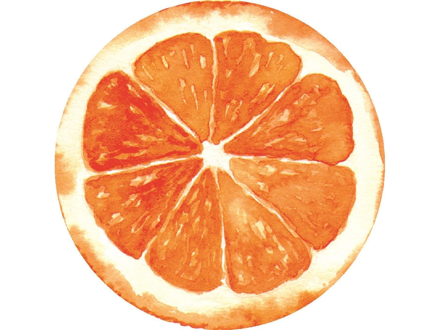 Tassenuntersetzer Tissue 9-lg, ø 90 mm, "ORANGE"