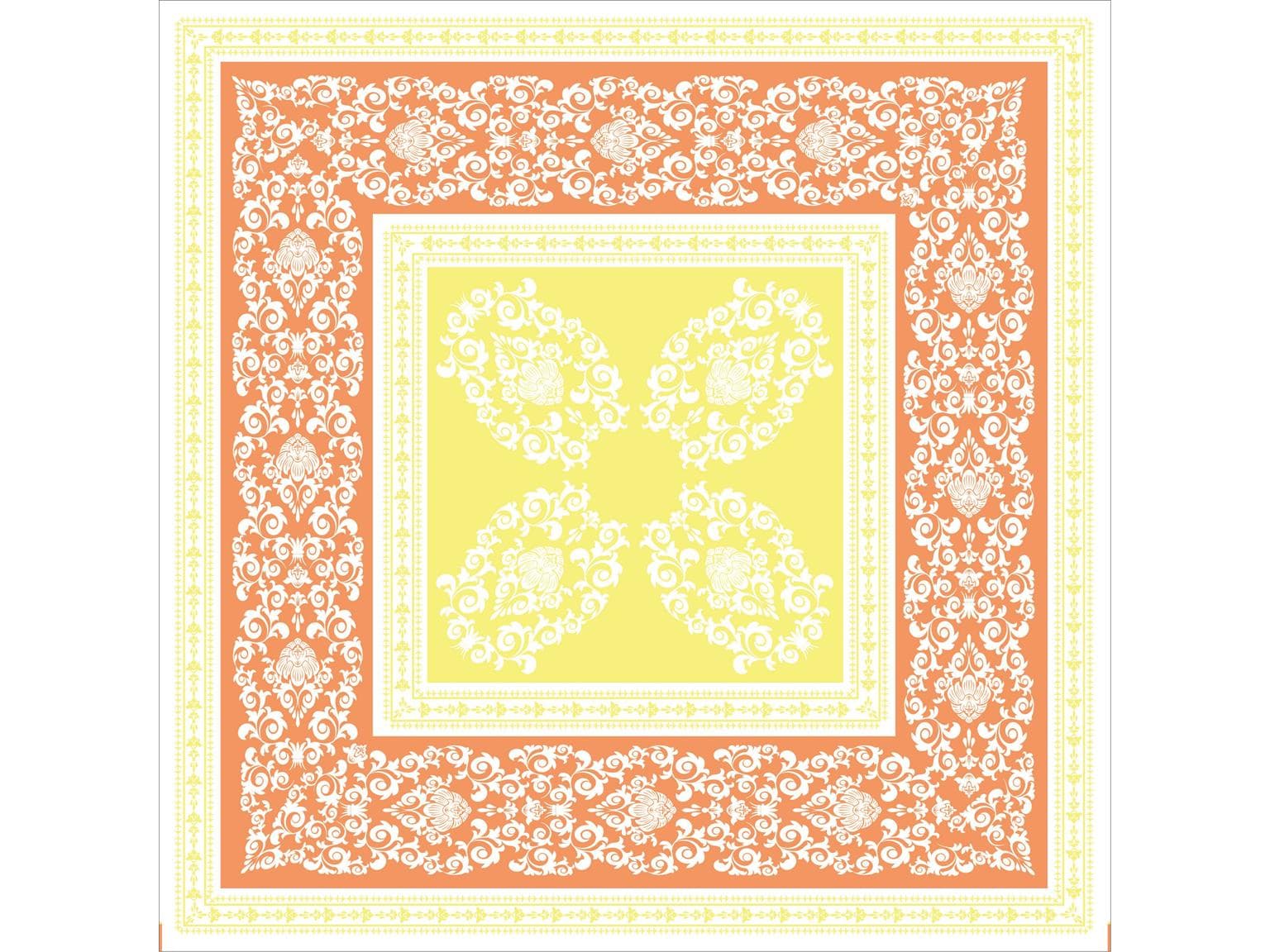 Tischdecken Airlaid, 80 x 80 cm, 1/8 Falz, "PASCAL" gold/creme