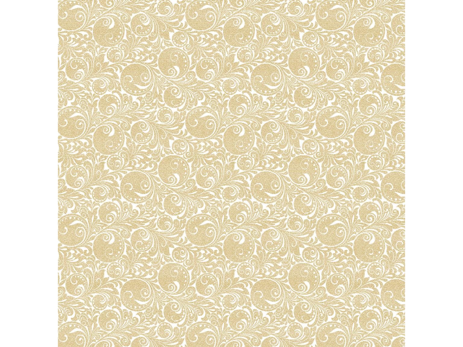 Tischdecken Airlaid, 80 x 80 cm, 1/8 Falz, Jordan  "weiss/gold"