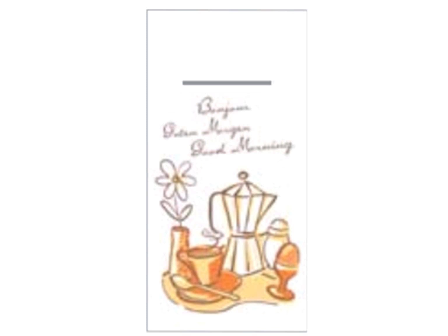 Besteckserviette Airlaid, 40 x 33 cm, 1/8 Falz, "NEW DAY"
