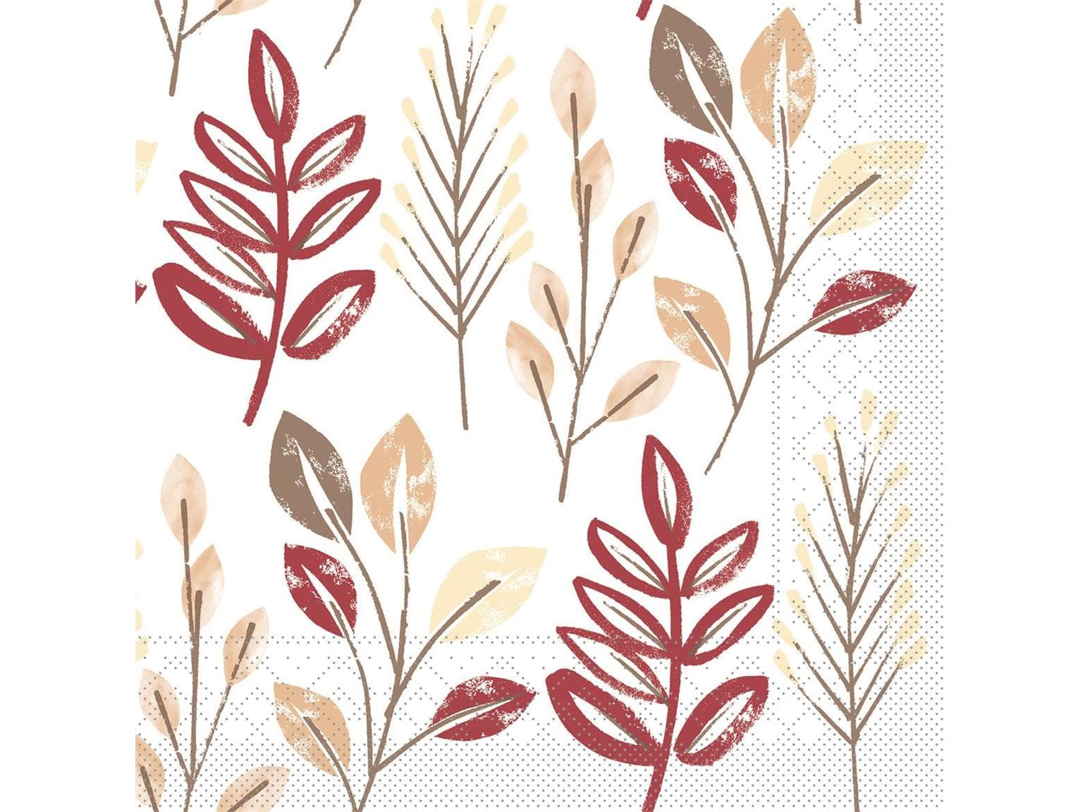 Servietten Tissue 3-lagig, 33 x 33 cm, 1/4 Falz, "CEDRIK" bordeaux/braun
