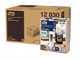 Tork Spenderservietten Xpressnap Fit 16.5 x 21.3 cm, natur, 2-lagig