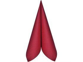 Servietten Airlaid 65 gm2, 40 x 40 cm 1/4 Falz, UNI, bordeaux