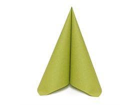 Servietten Airlaid, 40 x 40 cm, 1/4 Falz, UNI, kiwi