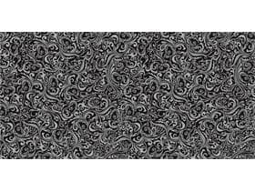 Tischläufer Airlaid, 40 cm x 24 lfm, "LIAS" schwarz/silber